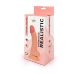 Телесный фаллоимитатор-реалистик Erowoman - 19 см