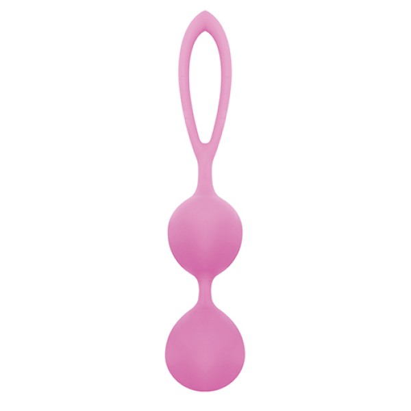 Розовый вагинальные шарики из силикона BLACKBERRIES PUSSY SILICONE  