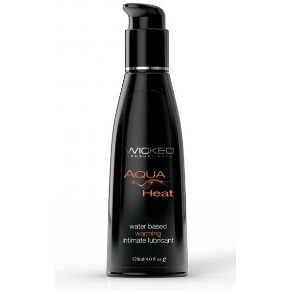 Согревающий лубрикант на водной основе Wicked AQUA HEAT - 120 мл