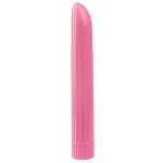 Розовый вибромассажёр LADY FINGER - 16 см