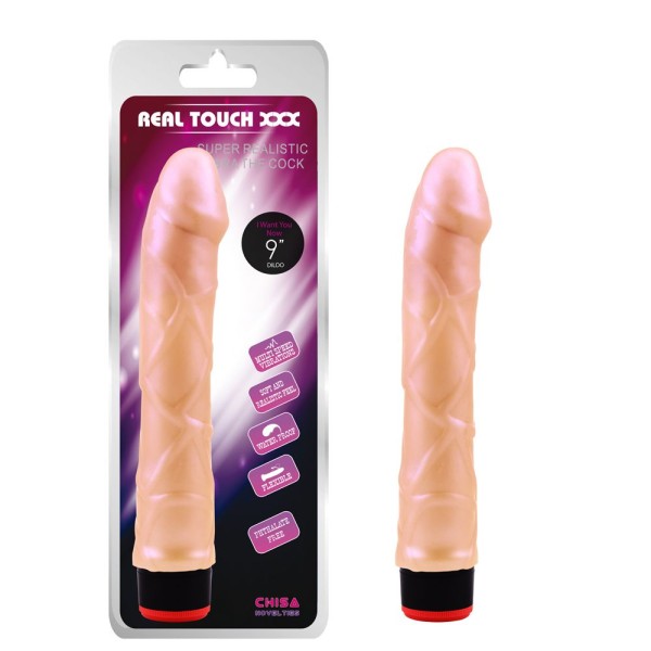 Телесный вибратор-реалистик 9” Vibe Cock - 22 см