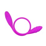 Двусторонний вибромассажер на гибком стержне Snaky Vibe - 60 см