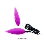 Двусторонний вибромассажер на гибком стержне Snaky Vibe - 60 см