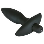 Анальная вибровтулка с 5 скоростями вибрации Vibrating Plug Small - 13 см