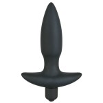 Анальная вибровтулка с 5 скоростями вибрации Vibrating Plug Small - 13 см