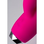 Розовый вибратор с клиторальным стимулятором L EROINA - 17 см