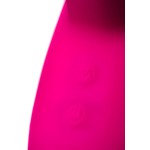 Розовый вибратор с клиторальным стимулятором L EROINA - 17 см