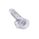 Прозрачный фаллоимитатор Rocket - 19 см