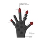 Черная стимулирующая перчатка Stimulation Glove