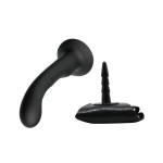 Страпон с изогнутой головкой Ultra Harness Curvy Dildo - 15,8 см