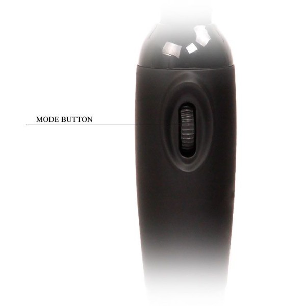 Черный вибромассажер с мощной вибрацией Power Wand