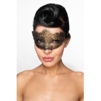 Золотистая карнавальная маска Альциона 