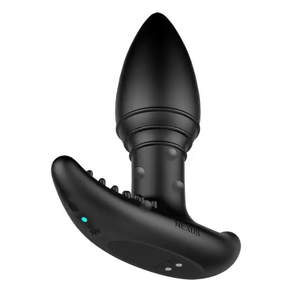 Черная анальная вибропробка Nexus B-Stroker - 13 см