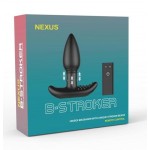 Черная анальная вибропробка Nexus B-Stroker - 13 см