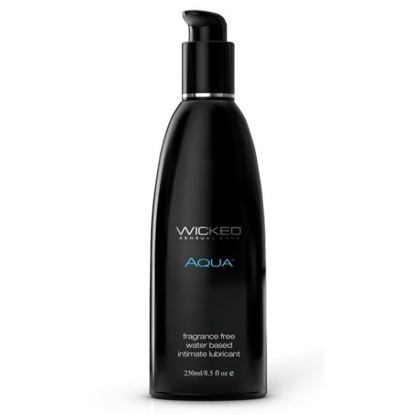 Легкий лубрикант с алоэ на водной основе Wicked AQUA - 250 мл