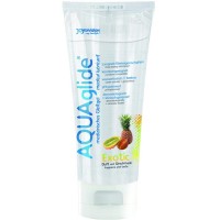 Гель-лубрикант на водной основе AQUAglide с ароматом экзотических фруктов - 100 мл. Гель-лубрикант на водной основе AQUAglide с ароматом экзотических фруктов - 100 мл.