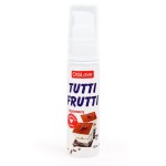 Гель-смазка Tutti-frutti со вкусом тирамису - 30 гр