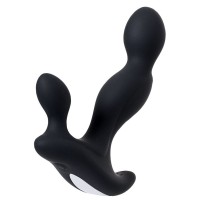 Черный вибромассажер простаты Vela - 12 см. Черный вибромассажер простаты Vela - 12 см.
