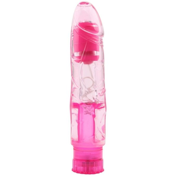 Розовый вибратор Seduction - 16,2 см