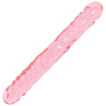 Двухсторонний гелевый фаллоимитатор Crystal Jellies 12  Jr Double Dong - 30,5 см