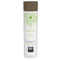 Массажное масло с ароматом лотоса с добавлением кокосового масла - 100 мл.