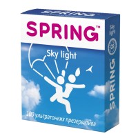 Ультратонкие презервативы SPRING SKY LIGHT - 100 шт.