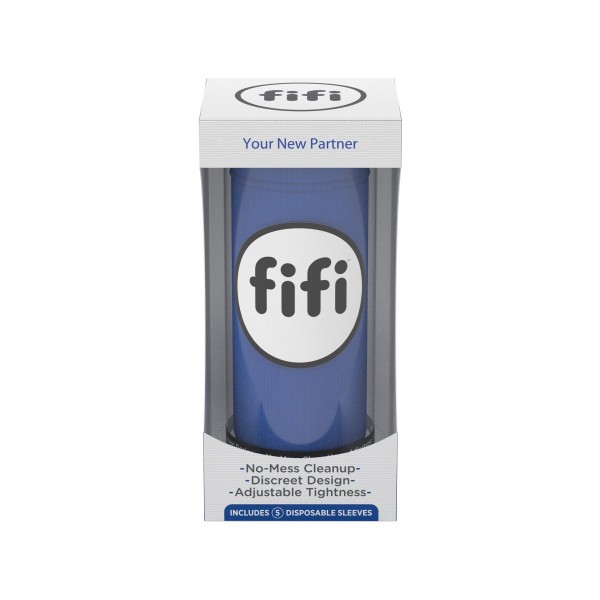 Синий нереалистичный мастурбатор FIFI MALE