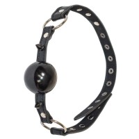 Черный кляп-шарик Bare с шипами Черный кляп-шарик Bare с шипами