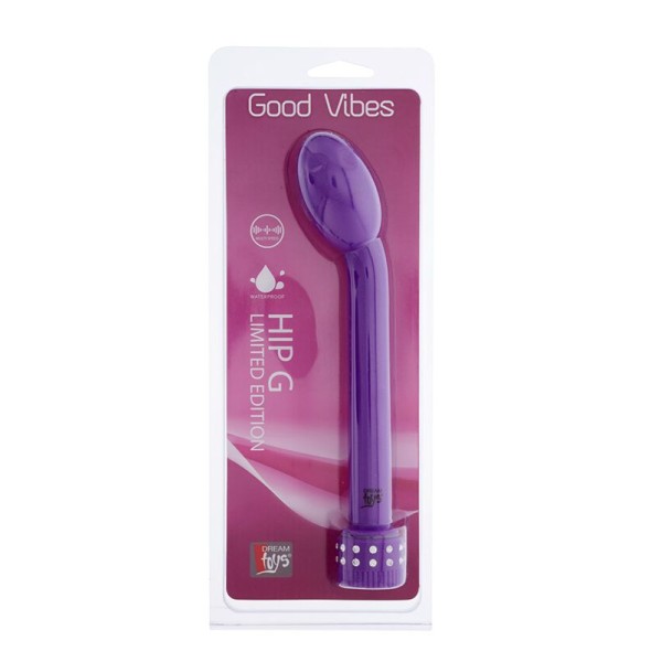 Фиолетовый стимулятор G-точки GOOD VIBES HIP G LIMITED EDITION - 21 см