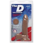 Фаллоимитатор-мулат The D Perfect D 7  Caramel - 17,8 см