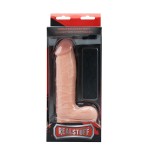 Телесный вибратор-реалистик REALSTUFF 7INCH DONG - 18 см