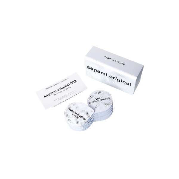 Презервативы Sagami Original 002 L-size увеличенного размера - 10 шт