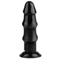 Черный реалистичный рельефный фаллоимитатор - 21,5 см. Черный реалистичный рельефный фаллоимитатор - 21,5 см.