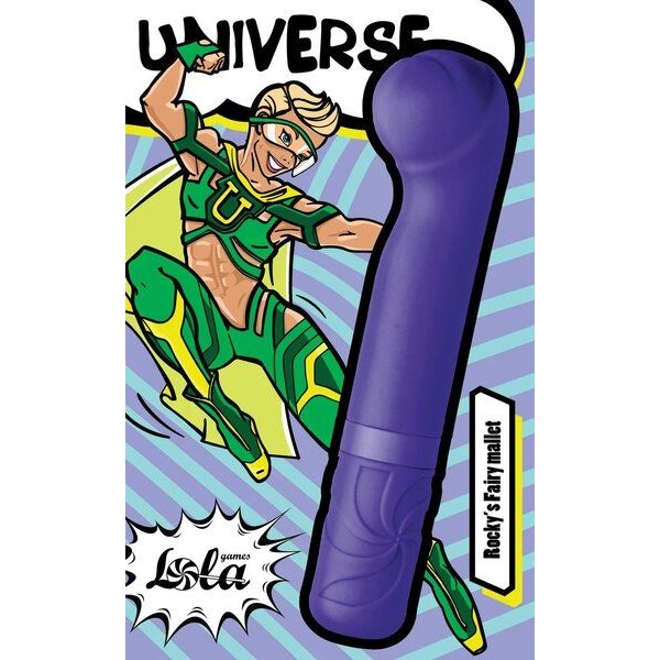 Синий мини-вибратор Rocky’s Fairy Mallet - 14,7 см