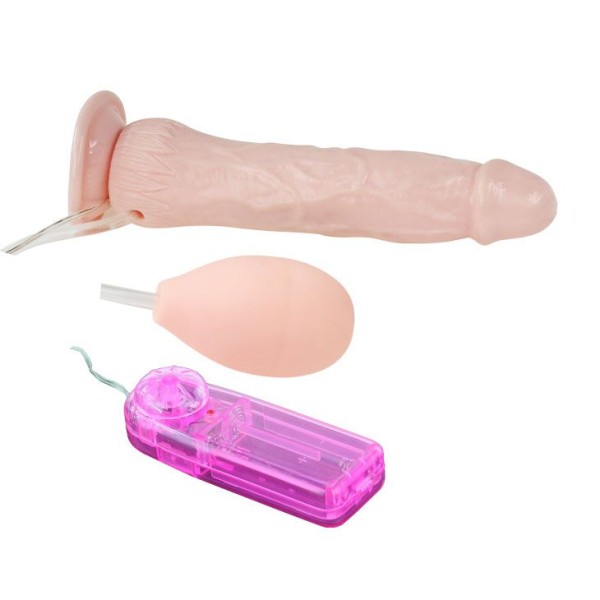 Вибратор с имитацией семяизвержения Eros Fountain - 19,5 см