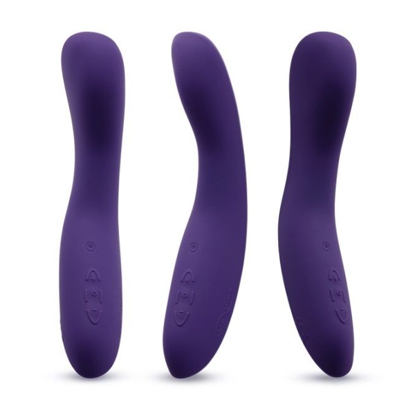Фиолетовый вибромассажёр We Vibe Rave Purple - 19,3 см