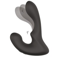 Чёрный массажер простаты с 2 моторами BOOTY ROCKER Чёрный массажер простаты с 2 моторами BOOTY ROCKER