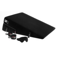 Большая чёрная подушка для секса Liberator Ramp Conversion Kit с креплениями Большая чёрная подушка для секса Liberator Ramp Conversion Kit с креплениями