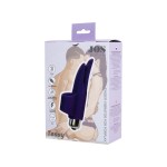 Фиолетовая вибронасадка на палец JOS Tessy - 9,5 см