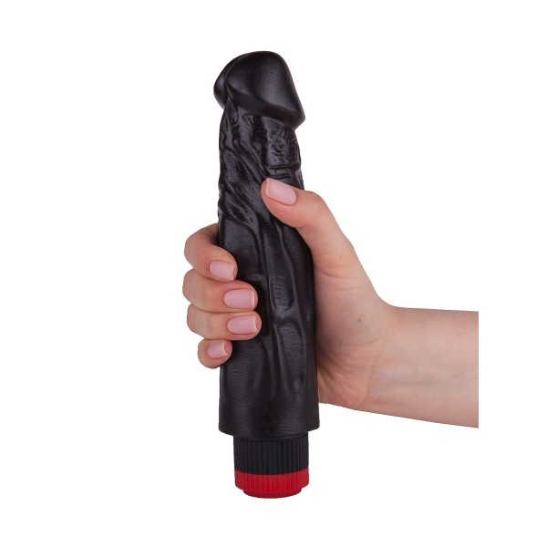 Вибратор-реалистик с крупными венками - 18,5 см