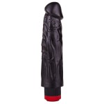 Вибратор-реалистик с крупными венками - 18,5 см