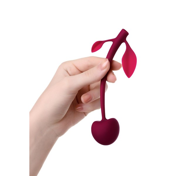 Бордовая вагинальная вишенка WILD CHERRY - 14,5 см