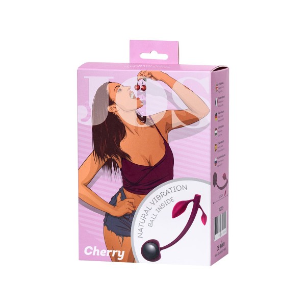 Бордовая вагинальная вишенка WILD CHERRY - 14,5 см