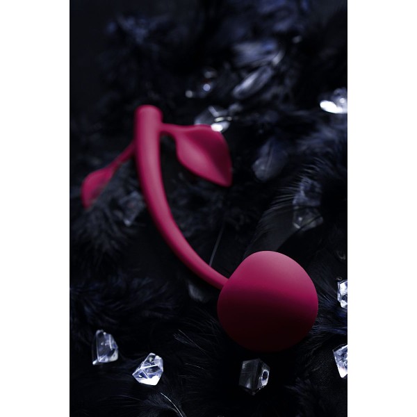 Бордовая вагинальная вишенка WILD CHERRY - 14,5 см