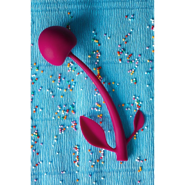 Бордовая вагинальная вишенка WILD CHERRY - 14,5 см