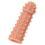 Насадка на фаллос с шипами и бугорками Extreme Sleeve 003 S-size - 12,7 см