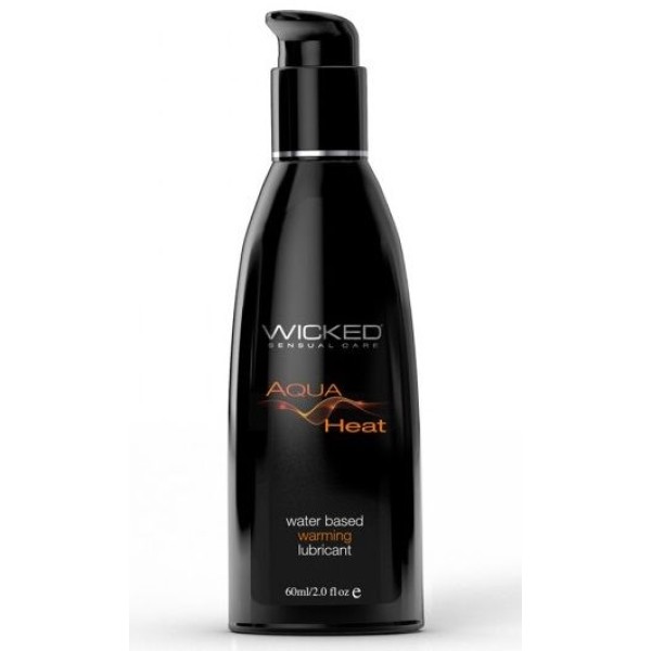 Согревающий лубрикант на водной основе Wicked AQUA HEAT - 60 мл