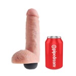 Реалистичный фаллоимитатор с эффектом семяизвержения Squirting Cock with Balls - 20,3 см