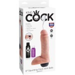 Реалистичный фаллоимитатор с эффектом семяизвержения Squirting Cock with Balls - 20,3 см