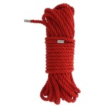 Красная веревка DELUXE BONDAGE ROPE - 10 м